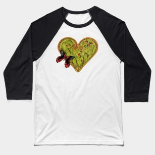 The Heart of Nature (Oyster) Baseball T-Shirt